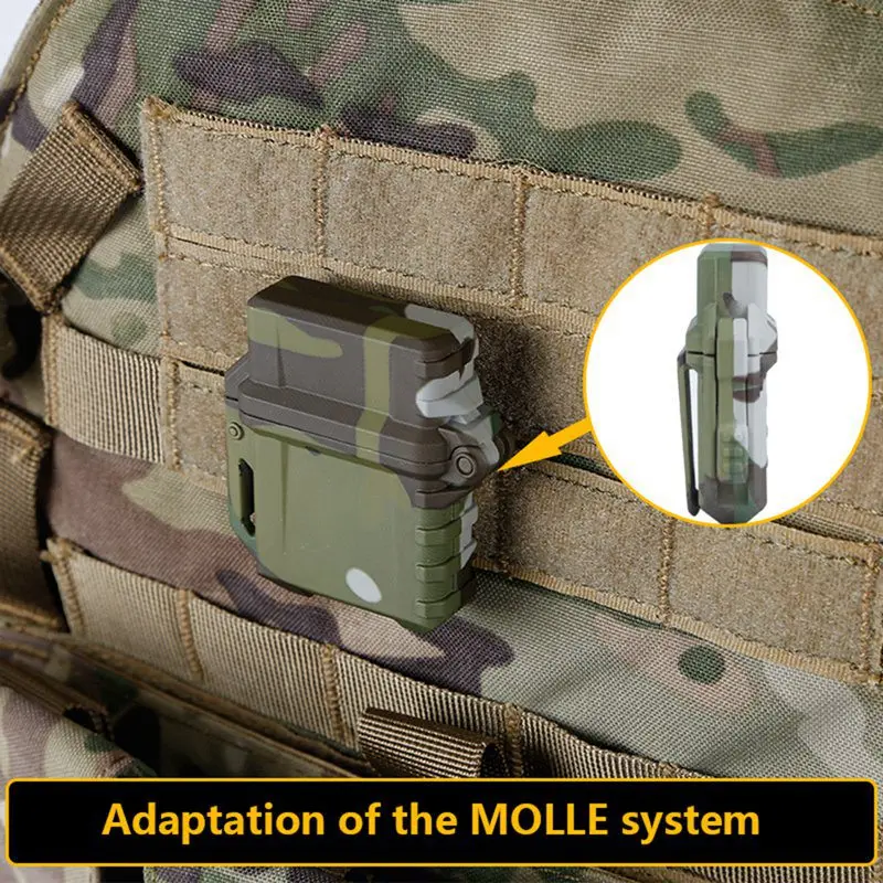 Zippo-estuche de almacenamiento de mechero táctico para exteriores, contenedor de almacenamiento, contenedor de almacenamiento, herramientas de supervivencia - imagen 5