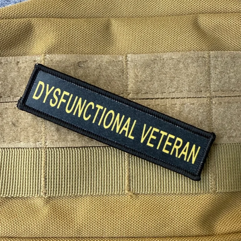 Parche de tira divertido "Vestorista funcional", insignia de moral táctica, parche militar con gancho y bucle para mochila, apliques para ropa - imagen 3