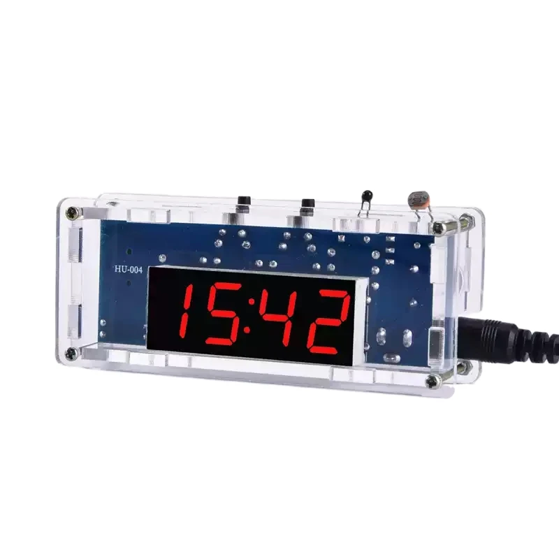 Kit de reloj Digital DIY, pantalla de fecha, semana, alarma de temperatura DS1302, proyecto de soldadura, práctica de aprendizaje, Kit electrónico Diy de soldadura - imagen 5