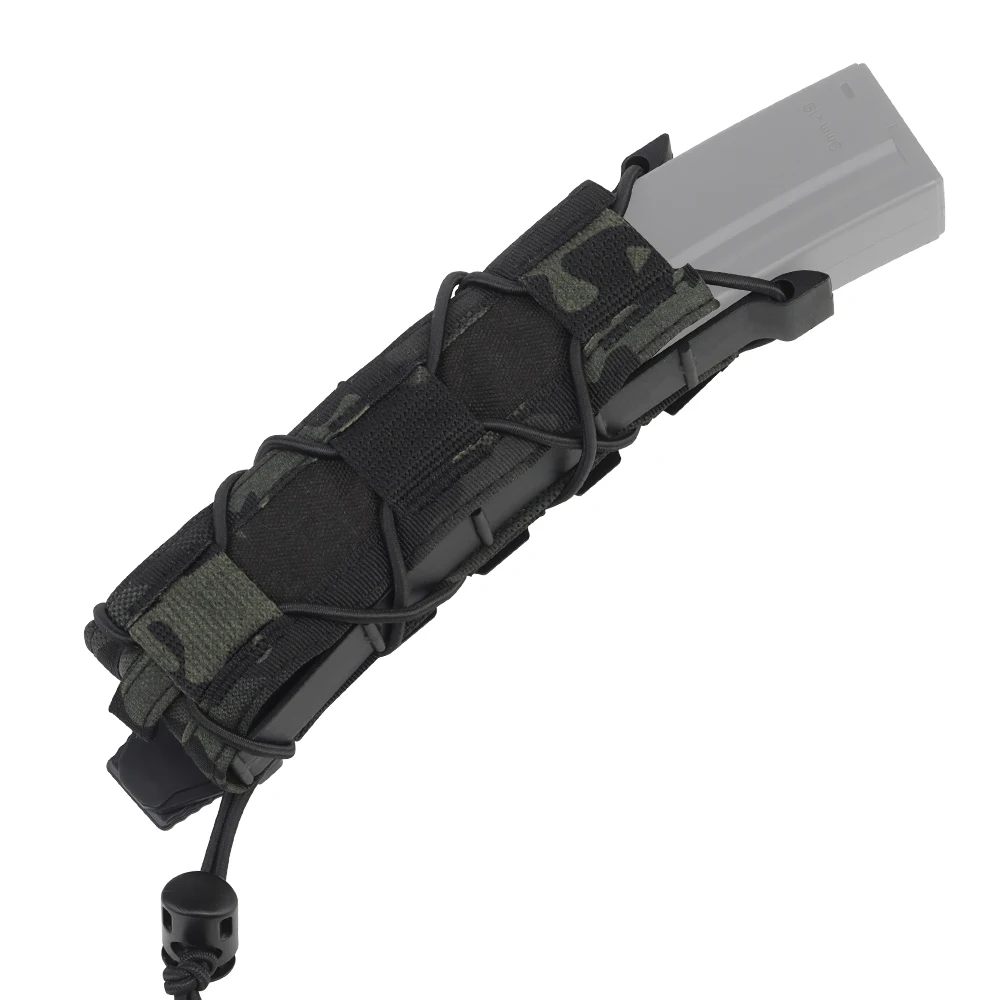 Bolsa de pistola extendida de 9mm, bolsa de subpistola Mag, Clip MOLLE Malice, se sujeta al cinturón táctico, chaleco de caza para MP5, MP7, UMP - imagen 5