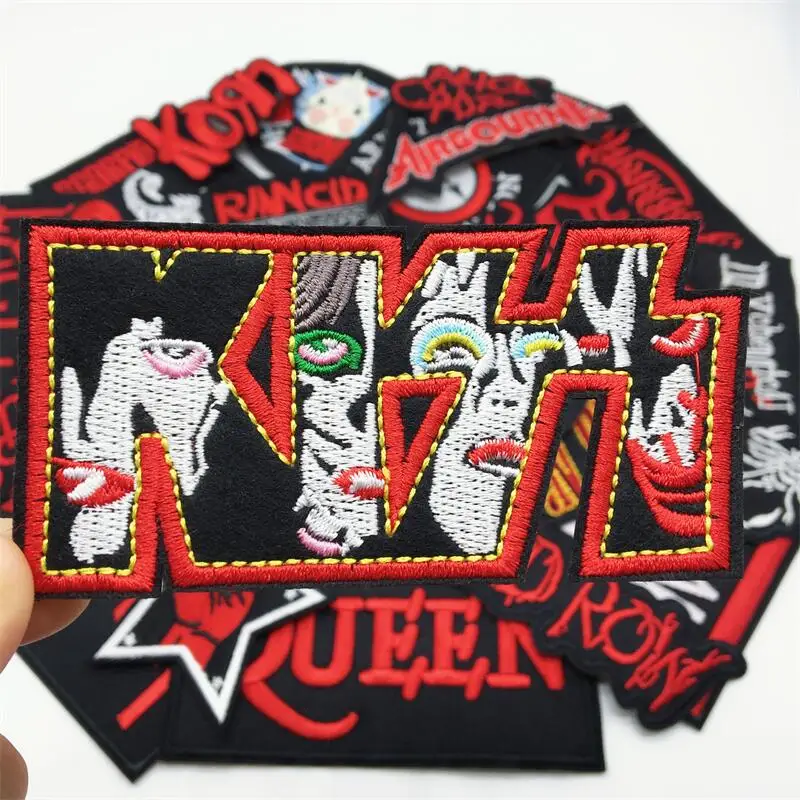 Parches de banda de Rock musical para ropa, parches bordados DIY, apliques para ropa, chaqueta, Jeans, pegatinas, planchado a rayas, 27 unidades por lote - imagen 3