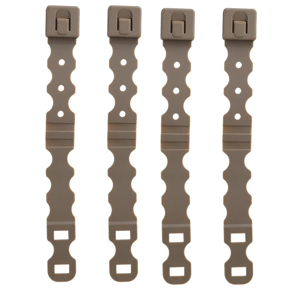 Sistema táctico Molle, Clips de malicia, Clips Molle cortos/medianos/largos, correa de fijación para bolsa de revistas, bolsas tácticas, 4 Uds. - imagen 2