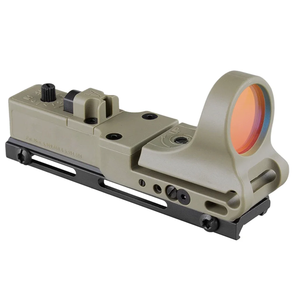 Mira táctica de punto rojo EX 182 elemento SeeMore Railway Reflex Red Dot Sight 6 colores óptica caza alcance envío gratis - imagen 5