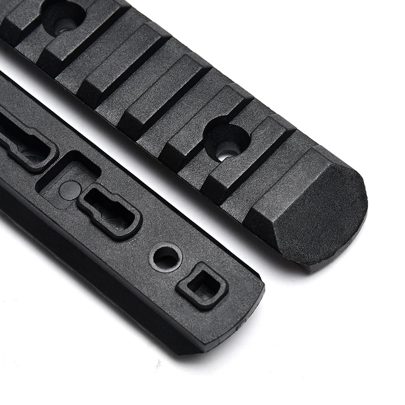Segmento de riel táctico de Metal/Nylon de 20mm, M-LOK KEYMOD, riel Picatinny, accesorio mecanizado CNC para guardamanos Airsoft y MI - imagen 4