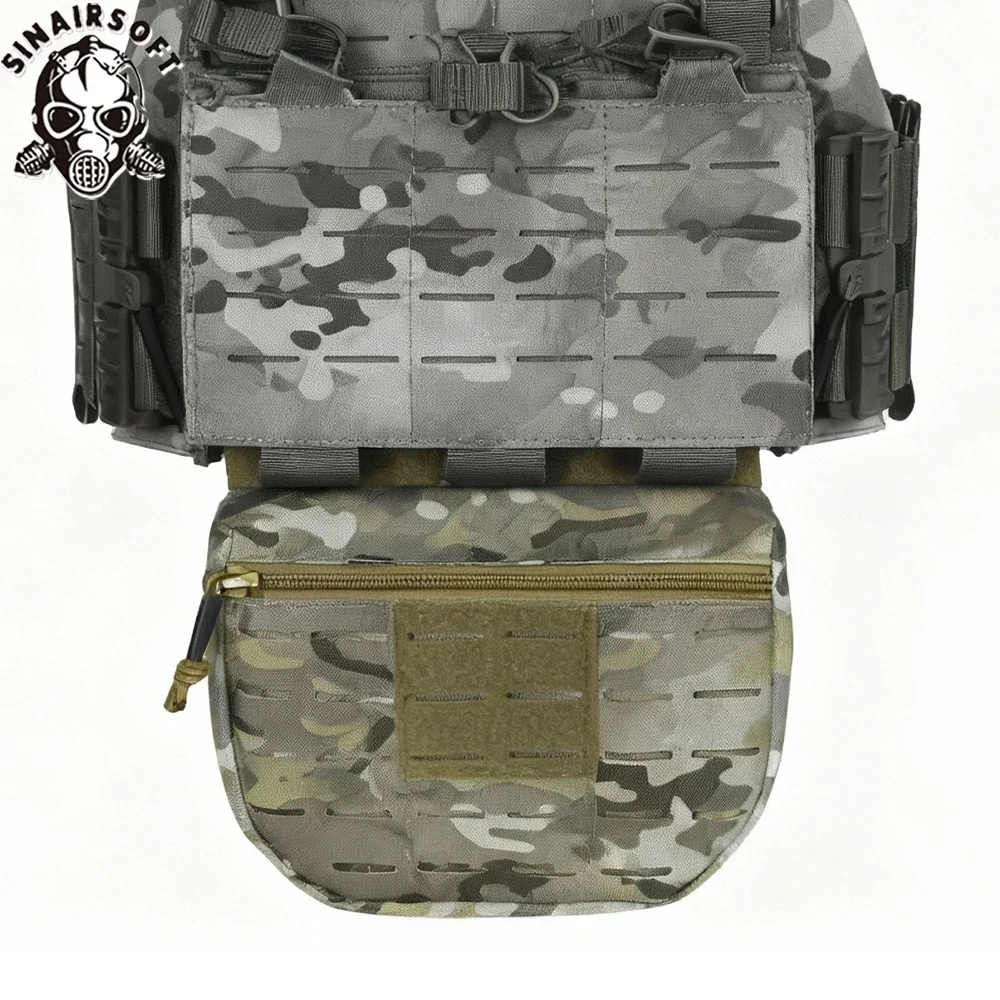 Bolsa táctica con bolsillo frontal para exteriores, paquete EDC para hombre, bolsa de cintura Molle, chaleco, bolsa colgante, riñonera, accesorios para acampar y cazar - imagen 2