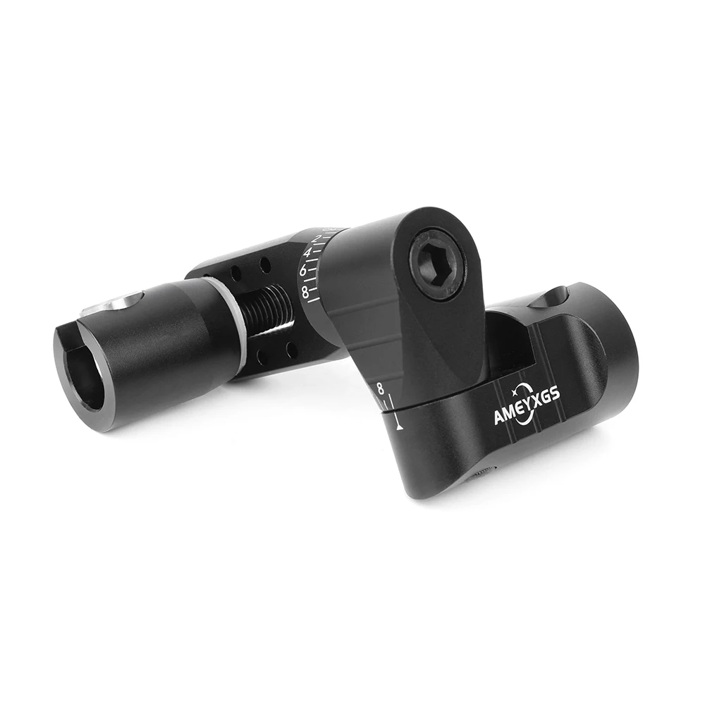 Tiro con arco, barra en V individual, conector ajustable, barra de equilibrio, estabilizador, arco recurvo de aluminio, arco compuesto, objetivo de tiro de caza - imagen 5