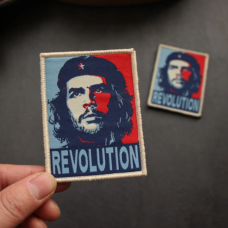 Parche de REVOLUTION Leader Che Guevara, apliques tácticos bordados para ropa, mochila, chaleco, adorno - imagen 3
