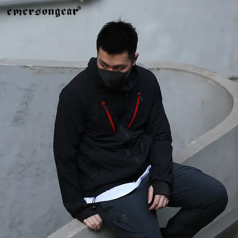 Emersongear, chaqueta de piel para hombre, ropa cortavientos, estilo Hattori, piel de montaña de secado rápido, senderismo, correr, montar, abrigo de piel EMS6872 - imagen 4