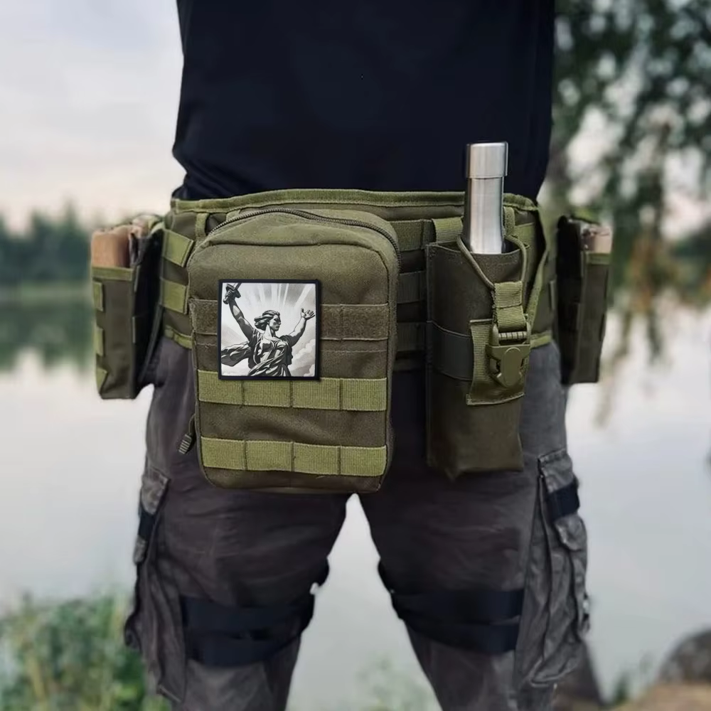 Parche táctico militar Madrina de Rusia para velcro, casco y mochila - imagen 5