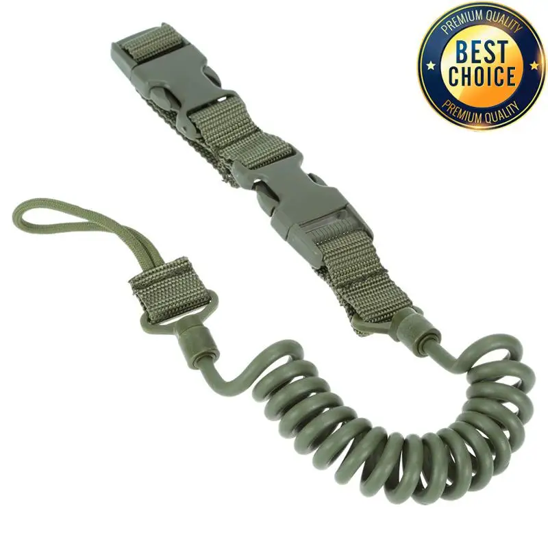 Cordón táctico de dos puntos para Rifle, resorte multiusos, correa para Rifle, accesorios para escopeta de tiro - imagen 4