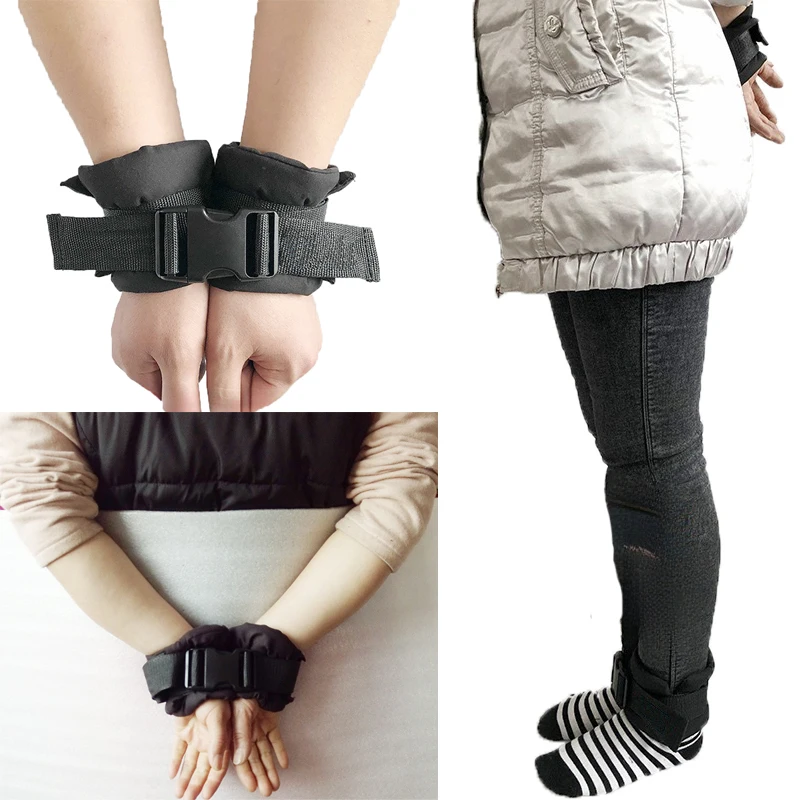 Correa Universal de sujeción para extremidades de pie y muñeca, correa de sujeción para mano de paciente, soporte para extremidades, accesorios suaves para cinturón de fijación de liberación rápida - imagen 4