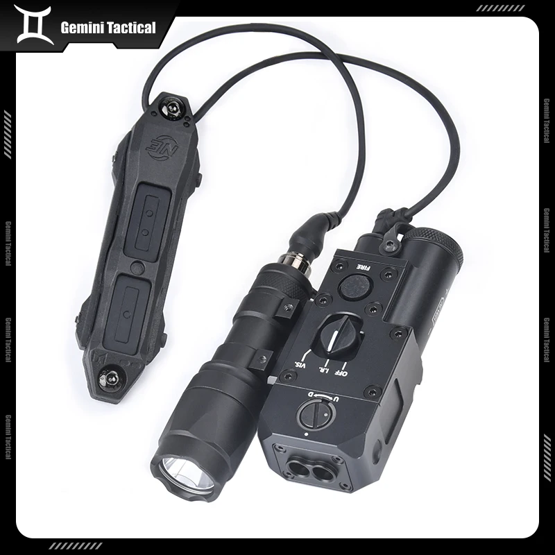 WADSN CQBL-1 de Metal, indicador láser con puntero rojo/verde/azul, mira IR, caza, arma Airsoft, puntería compatible con riel Picatinny de 20 MM - imagen 4