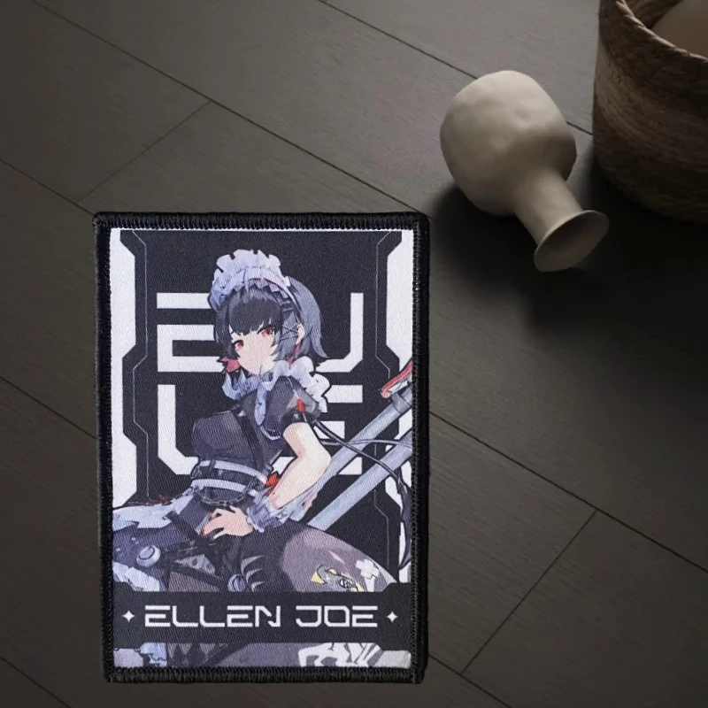 Parche de Chica de Anime, tácticas militares, insignia de moral, estampado de gancho y bucle, mochila, accesorios de decoración de ropa, brazalete adhesivo - imagen 3