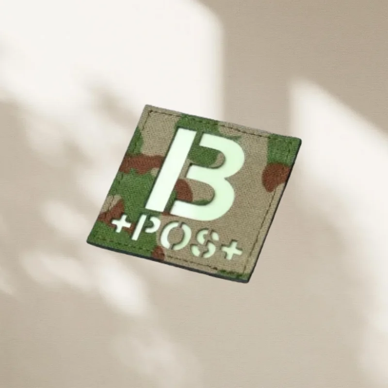 Etiqueta engomada al aire libre del nilón del reconocimiento del tipo sangre - imagen 2