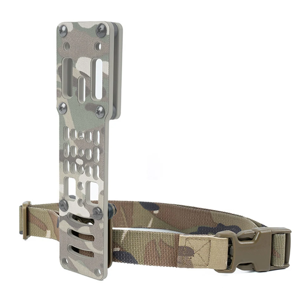 Adaptador de funda Modular táctica, cinturón para muslo, adaptador de funda Airsoft de caza ajustable, accesorios de repuesto para pierna caída del muslo