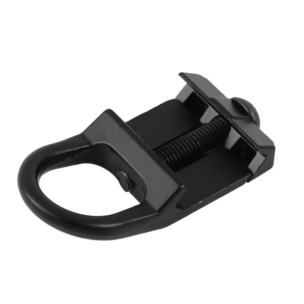 Hebilla táctica de separación rápida QD Sling adaptador de montaje de acero accesorio apto para riel de 20mm Airsoft Rifle accesorios de pistola de caza - imagen 2