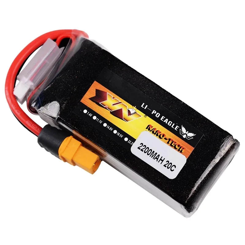 Batería Lipo para Dron de ala fija, 11,1 V, 2200mAh, modelo GT3B, T6, ET12, ET16, control remoto - imagen 3