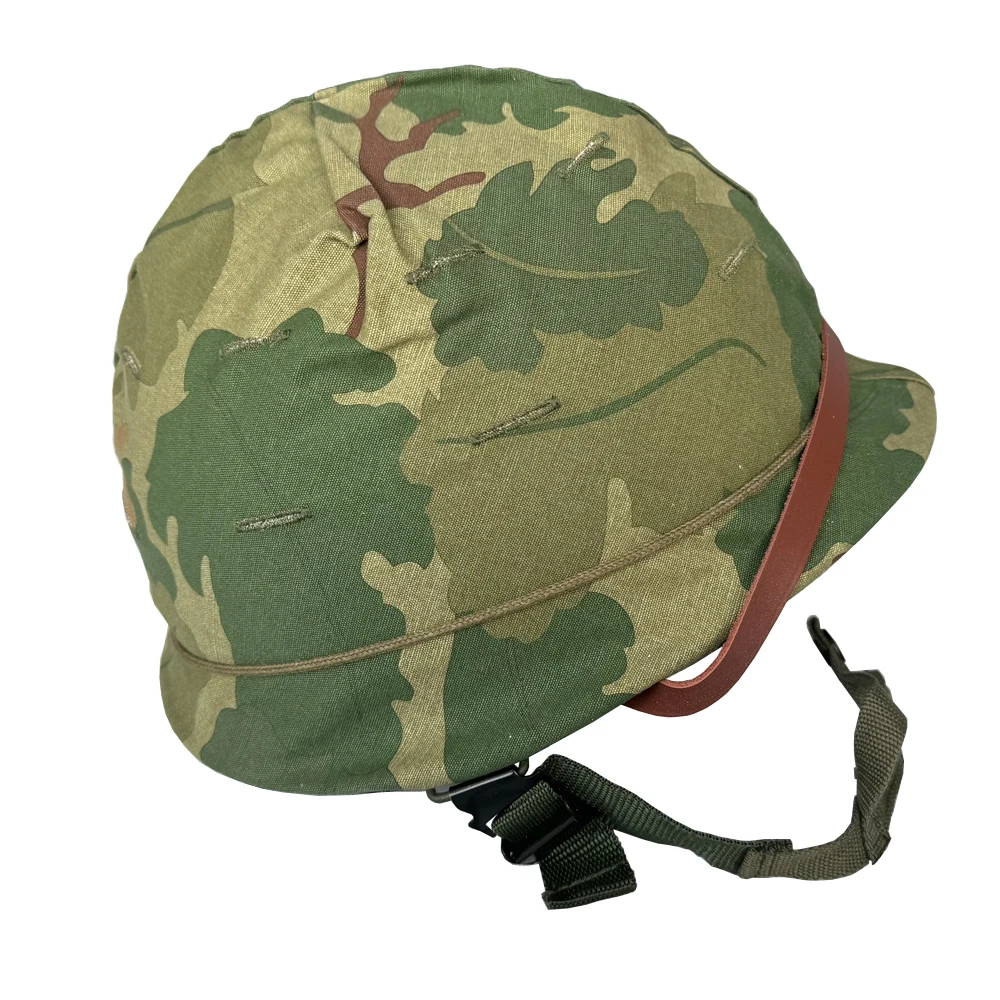 Casco de Vietnam Mitchell Vintage WWII soldados americanos táctico equipado casco de Vietnam Mitchell M1 - imagen 5