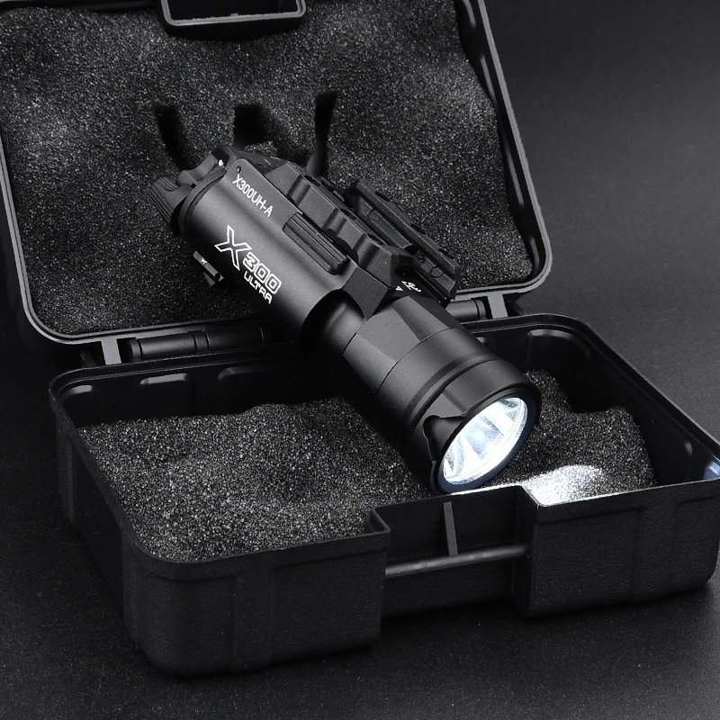 WADSN-X300UH-A táctico SF X300 Airsoft Scout Light, 800lm, alta potencia, pistola, linterna de caza - imagen 5
