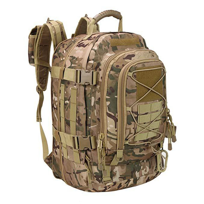 Mochila táctica militar para hombre, morral grande de 60L, ideal para viajes, acampada, caza, senderismo - imagen 3