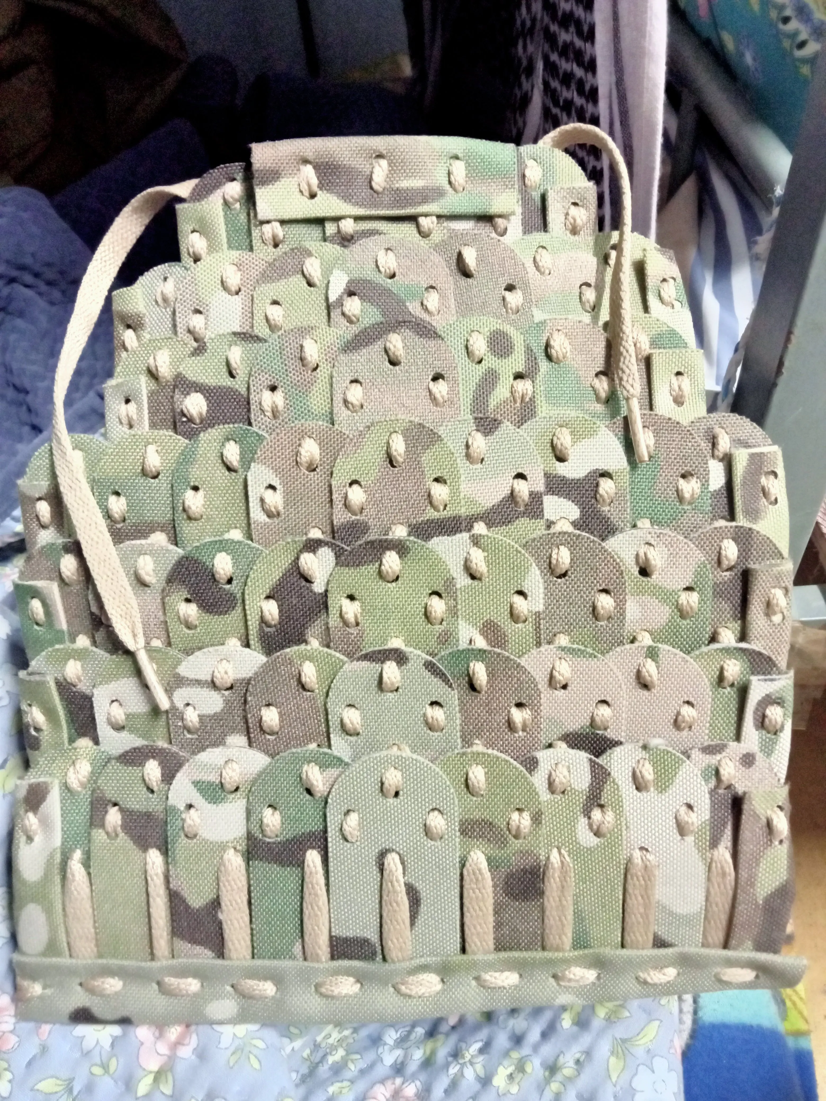 Armadura táctica de la revestimiento de la armadura de las hombreras de la tela de nylon - imagen 4