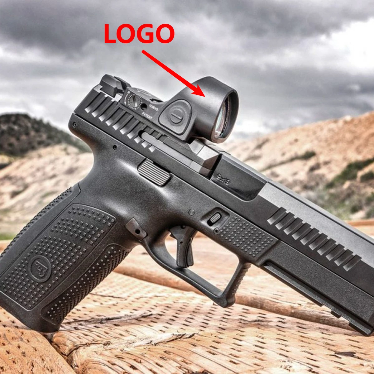 SR RM Mini mira táctica de punto rojo, Rifle de caza, mira réflex Airsoft G17, mira de tiro holográfica para riel Picatinny