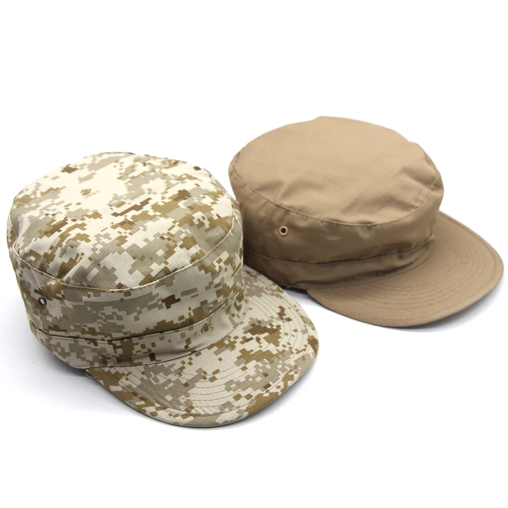 Gorras militares de camuflaje del ejército, gorra de soldado del ejército, gorra de béisbol plana, gorra táctica de pesca, caza y senderismo para hombres - imagen 2