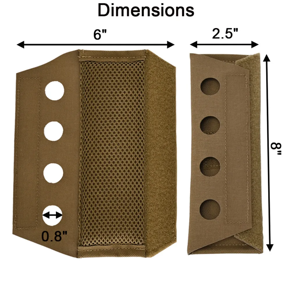 Portador de placa estilo Ferro, almohadilla para correa de hombro, cojín suave cómodo, correa para el hombro, cubierta acolchada de malla FCPC FCSK JPC XPC AVS SS, chaleco - imagen 2