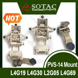 Weapon L4G69 brazo montaje casco NVG – PVS14 PVS15 GPNVG18