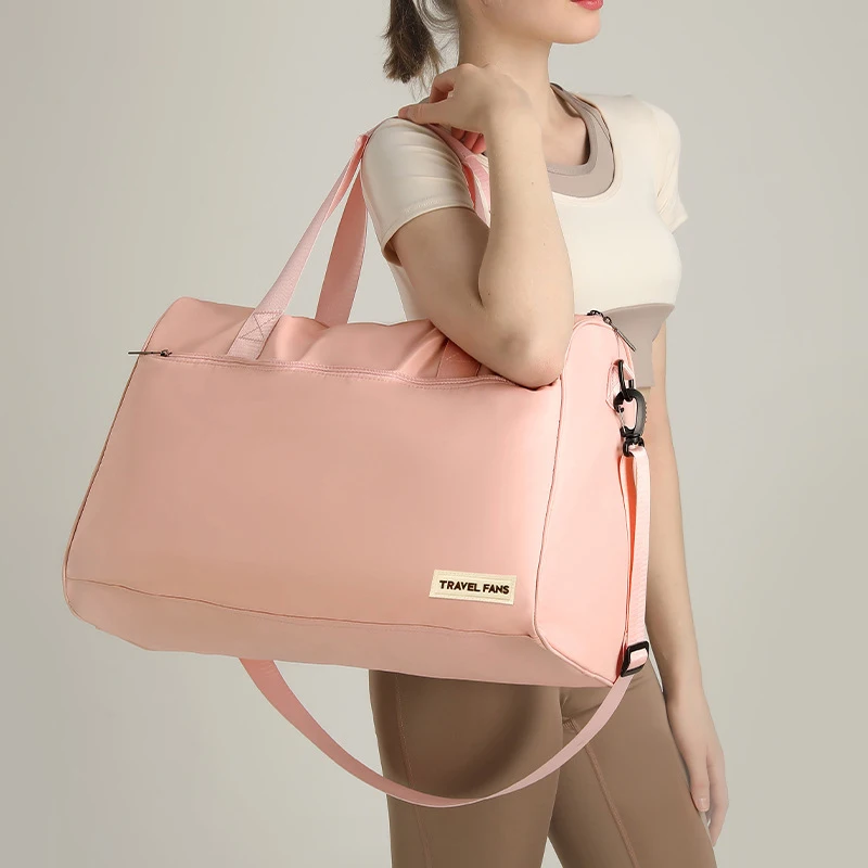 Bolsa deportiva impermeable para gimnasio, bolso de mano para entrenamiento, natación, Yoga, viaje al aire libre, mochila de viaje de corta distancia para mujer - imagen 3