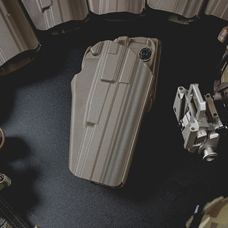 Funda táctica para caza 34 35 40 41 S & W M & P9L 40L Ruger 1911'S CZ 75 con adaptador de sistema de bloqueo rápido QLS - imagen 5