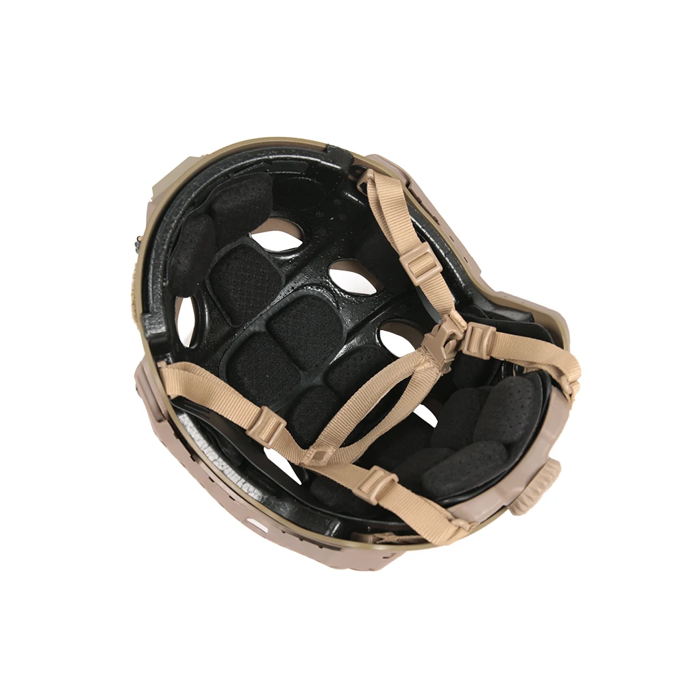 Casco táctico FMA FAST SF, casco de entrenamiento militar ligero con soporte de visión nocturna MBS + equipo resistente a impactos con riel de arco - imagen 5