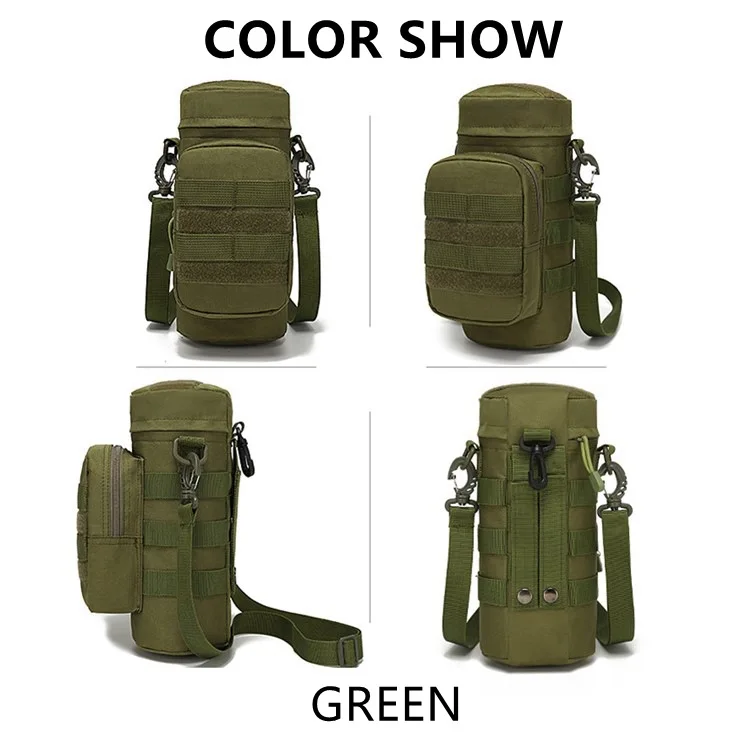 Bolsa ajustable para hervidor de agua, bolsa para botella de agua de 0,5l - 2,5l, para exteriores, escalada, senderismo, Camping, bolsas de agua - imagen 5