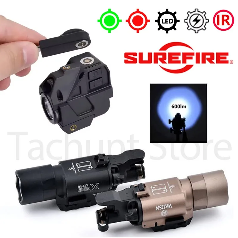 SureFire X300 linterna táctica con láser verde y rojo Picatinny