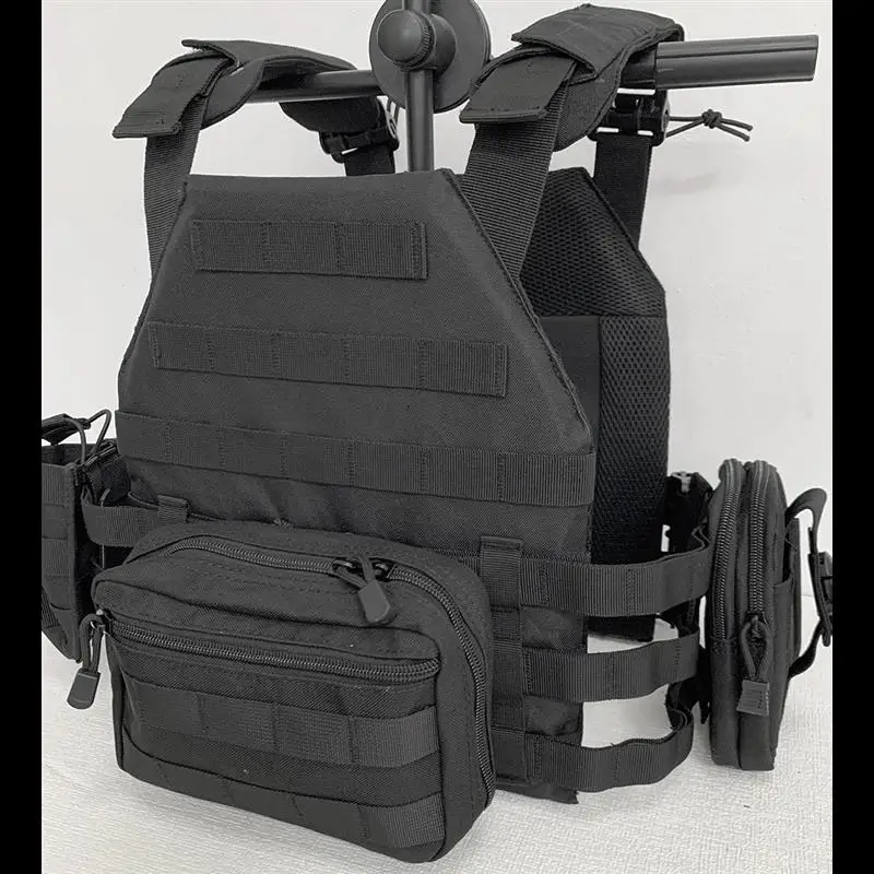 AQzxdc-Chaleco táctico para exteriores, equipo de accesorios de exposición de cómic Ghost Cos, chaleco multifuncional JPC transpirable para Cosplay de juego de guerra - imagen 3