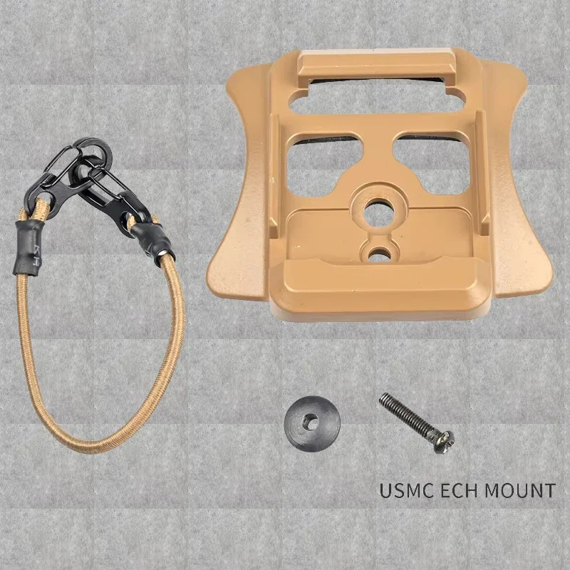 Base de montaje de visión nocturna táctica, montaje de cubierta de casco ECH de aleación, adaptador NVG, soporte de Base - imagen 4