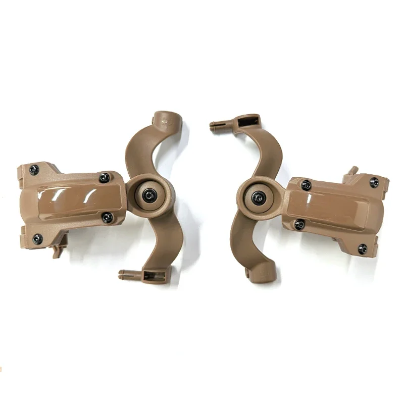 Nuevo soporte de riel para auriculares tácticos giratorio de 360 grados para auriculares Earmor en el equipo Wendy m-lok, riel para casco Ops-Core Rapid ACH - imagen 3