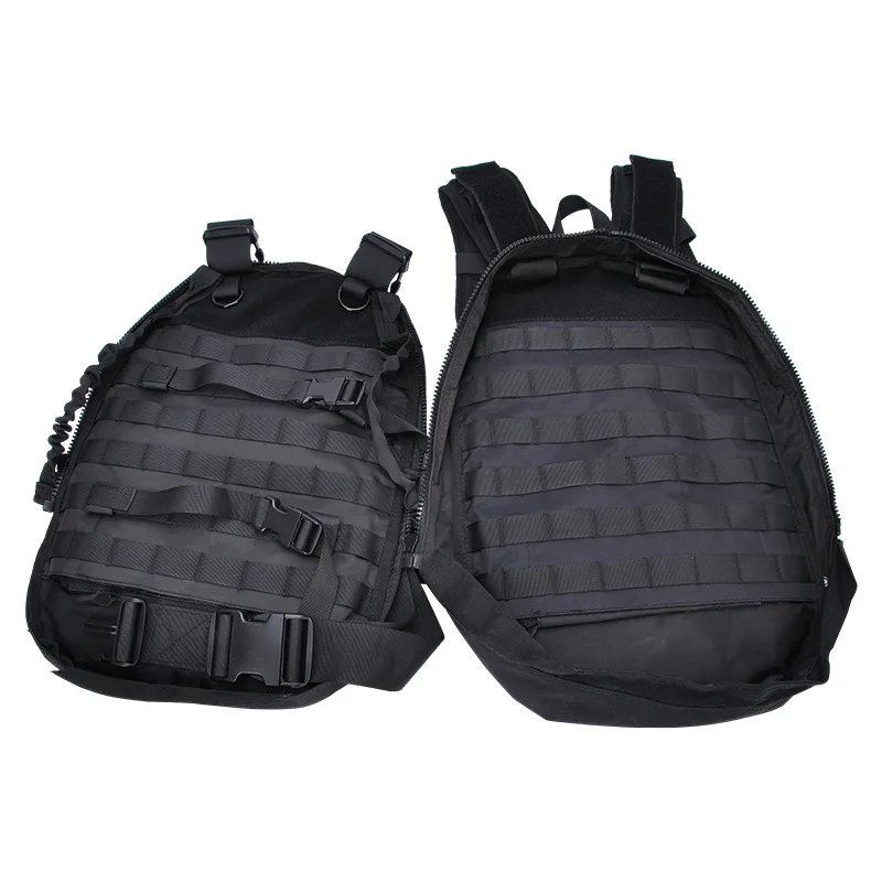 Chaleco táctico multifunción, militar, Camuflaje al aire libre, a prueba de balas, Ejército negro, a prueba de agua - imagen 3