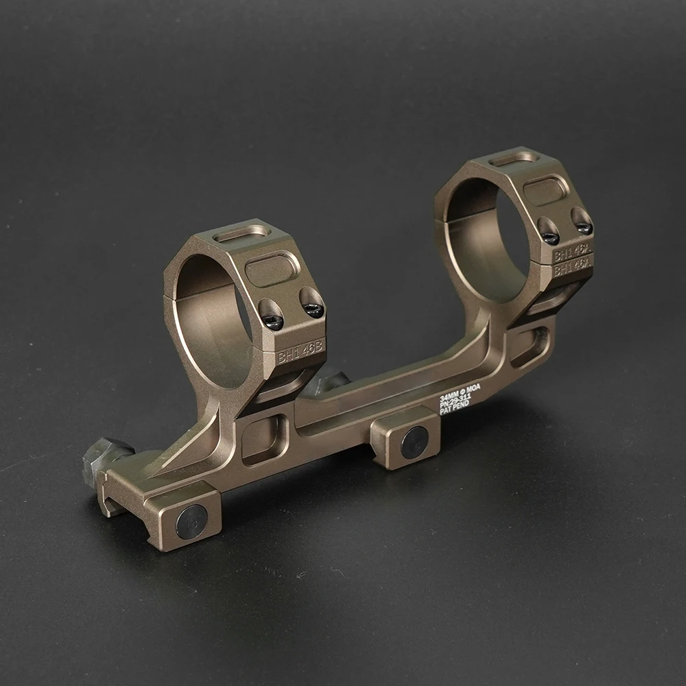 Evolution Gear-mira telescópica táctica, montaje GE, tubo de 1,70 ", 34mm, soporte óptico para mira telescópica para caza Picatinny Airsoft de 20mm - imagen 2