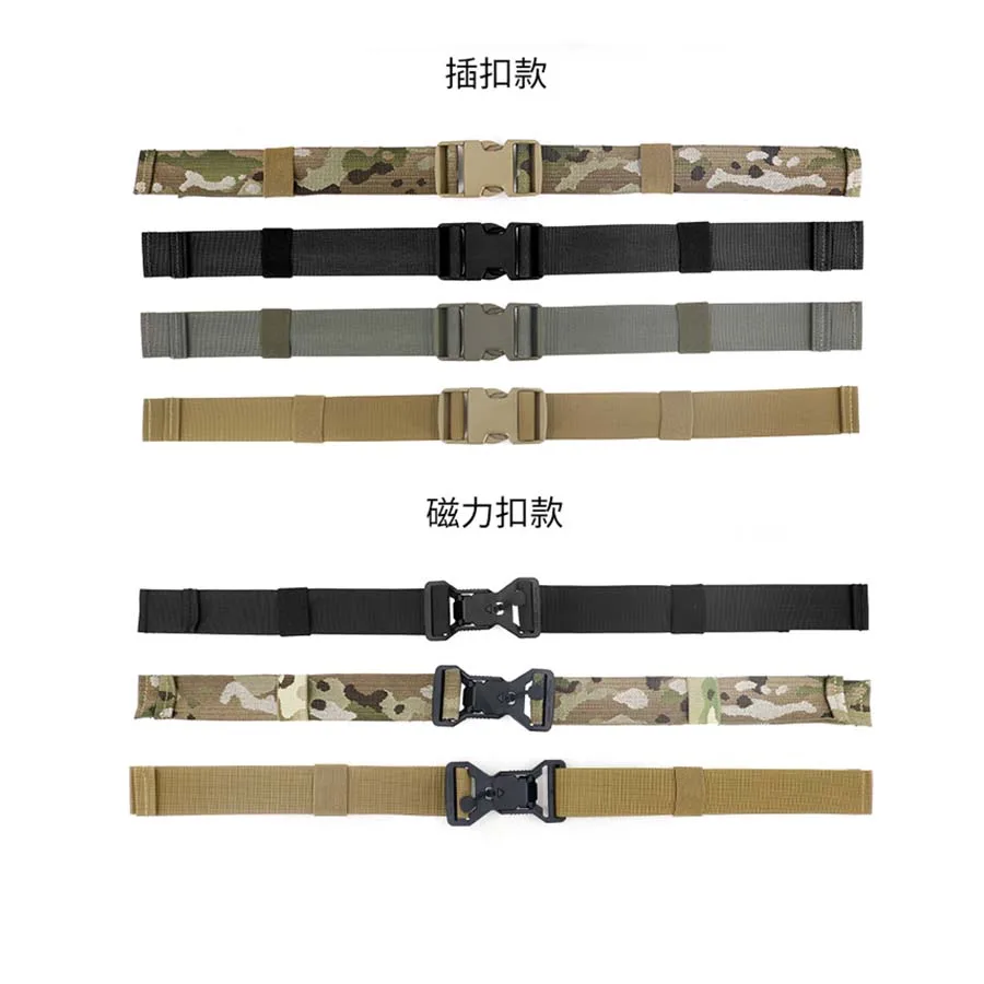 Paquete trasero de liberación rápida para exteriores, cinturón Simple, bolsa táctica, accesorios, Correa MOLLE, hebilla magnética