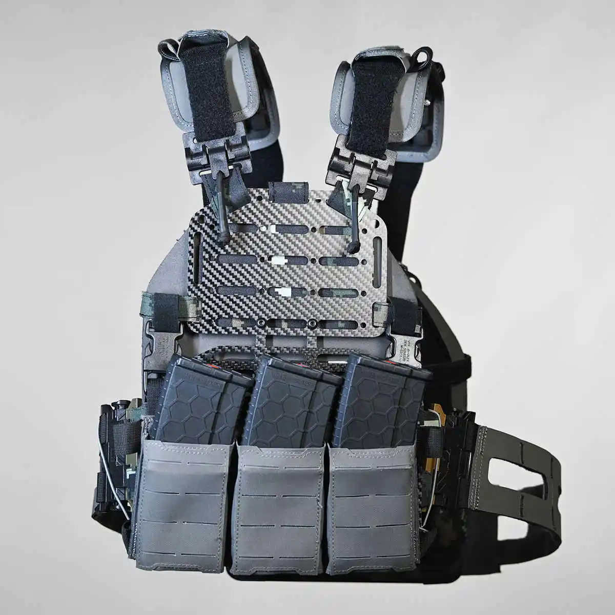 Versión de fibra de carbono con panel compuesto de carga de chaleco serie ilimitada - imagen 5