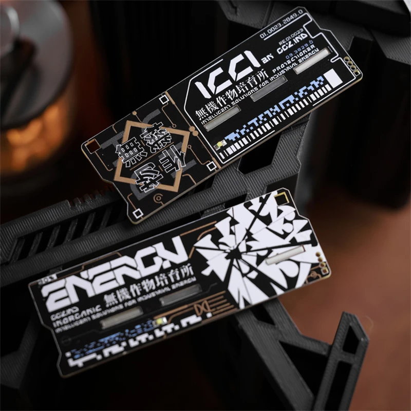 Módulo de identificación del Instituto de cultivo de cultivo de Wuji, placa PCB, Chip NATG215, luz LED, insignia táctica luminosa para bolsa - imagen 3