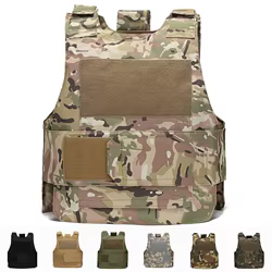 Chaleco táctico ajustable Molle para Airsoft y Paintball – Unisex