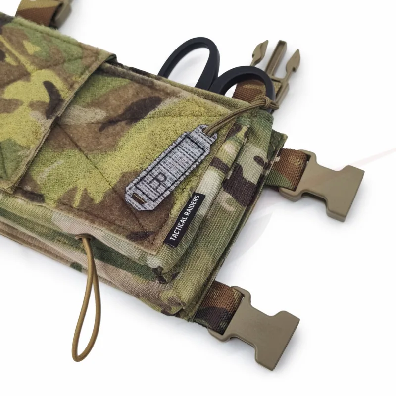 Extractor de cremallera táctico, placa de fijación, gancho y bucle, placa termoplástica cortada con láser, mochila, accesorios para bolsa de caza - imagen 5