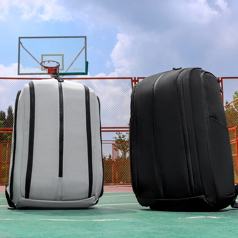 Mochila grande para deportes de baloncesto, gimnasio, Fitness, bolsa de adiestramiento al aire libre, zapatos de bolsillo, bolsas de almacenamiento para viajes en seco y húmedo, Camping y universidad para hombres - imagen 2