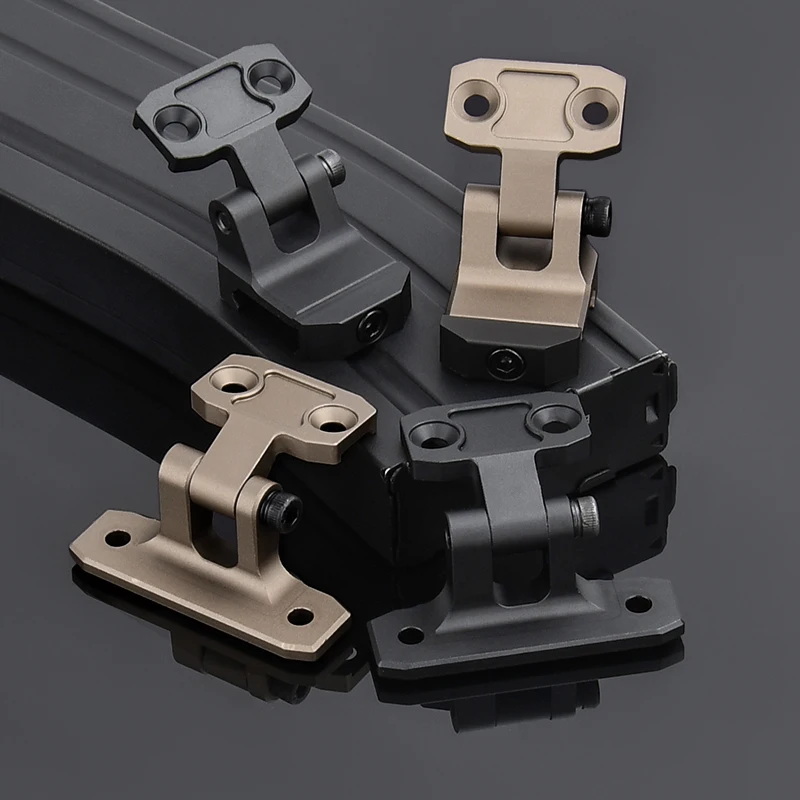 Soporte para linterna WADSN M300 M600, Base plegable multiángulo compatible con riel Picatinny de 20mm, sistema MLOK KEYMOD, piezas de caza Airsoft de Metal - imagen 4