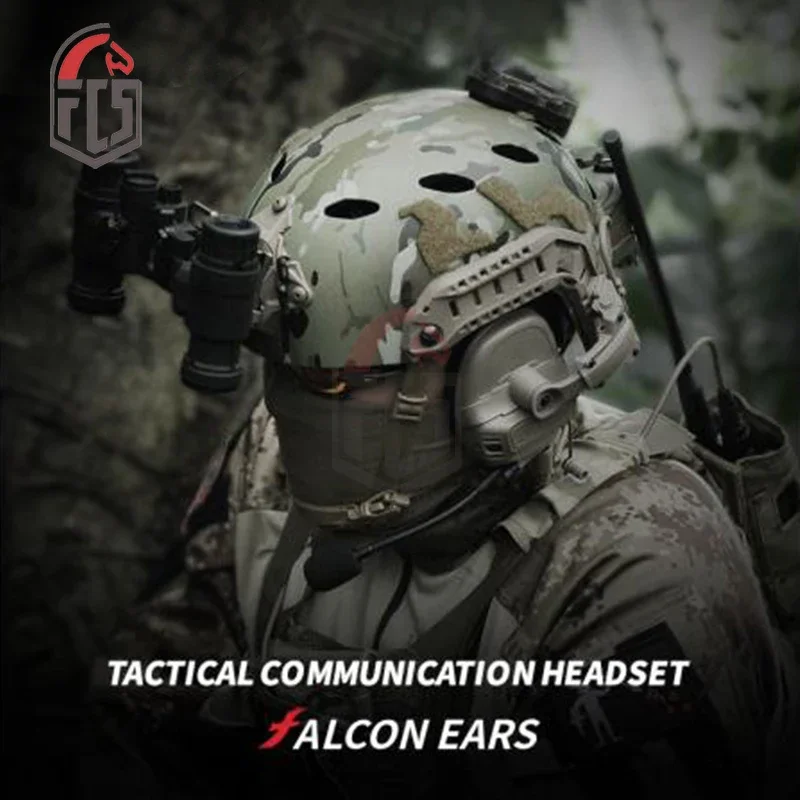 FMA FCS-TACTICAL Falcon Ears Pickup y reducción de ruido auriculares de comunicación táctica TB1490 Esports - imagen 2