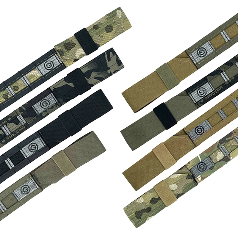 Cinturón táctico de 1,75 pulgadas, equipo de combate de doble capa, liberación rápida, Airsoft, Multicam, Molle - imagen 5