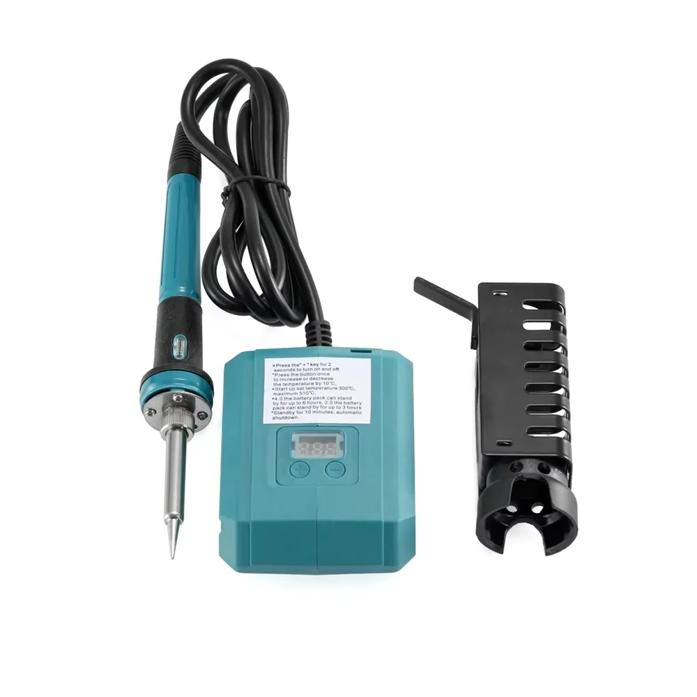 Para Makita 18V 20V batería 60W soldador eléctrico herramienta eléctrica de soldadura inalámbrica 300-500 ℃   Calentamiento rápido ajustable con temperatura - imagen 2