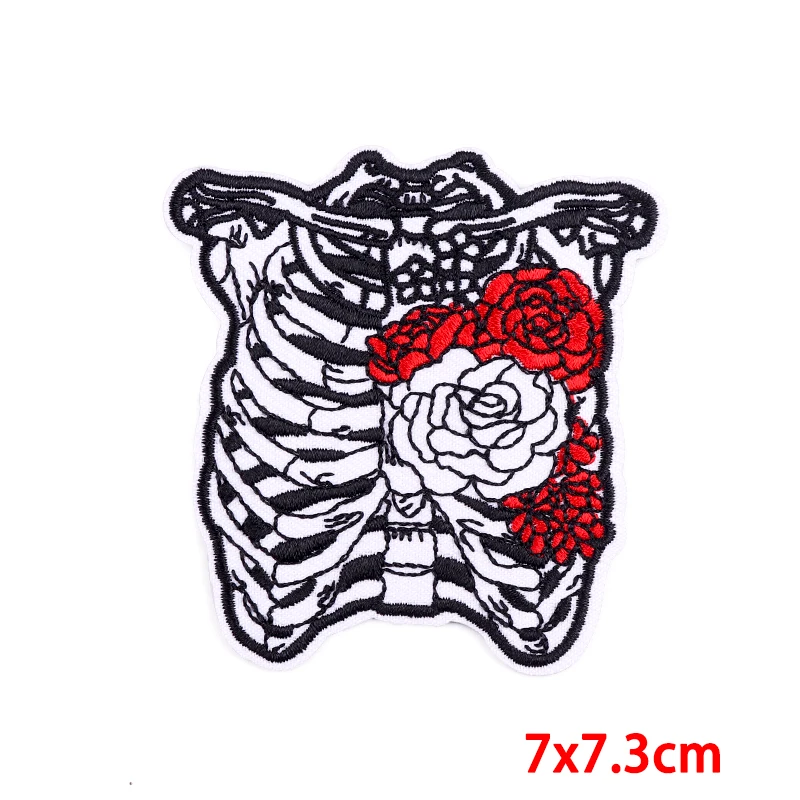 Parches de imitación para ropa, conjunto de 5 unids/set de insignias de diamantes bordados para decoración de ropa - imagen 4